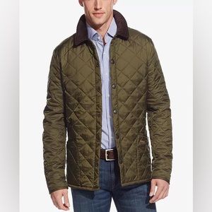 Barbour Men’s Quilted Jacket in Olive